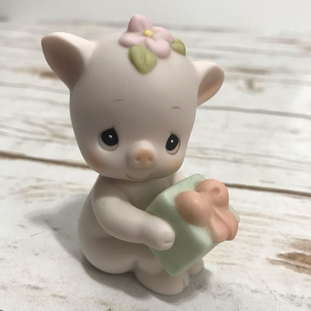 Precious Moments Oinky Birthday Pig Figurine‎